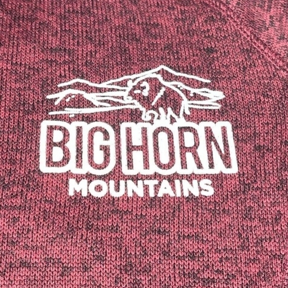 Weatherproof vintage ladies size medium maroon full zip fleece Big Horn Mountain - Picture 2 of 3